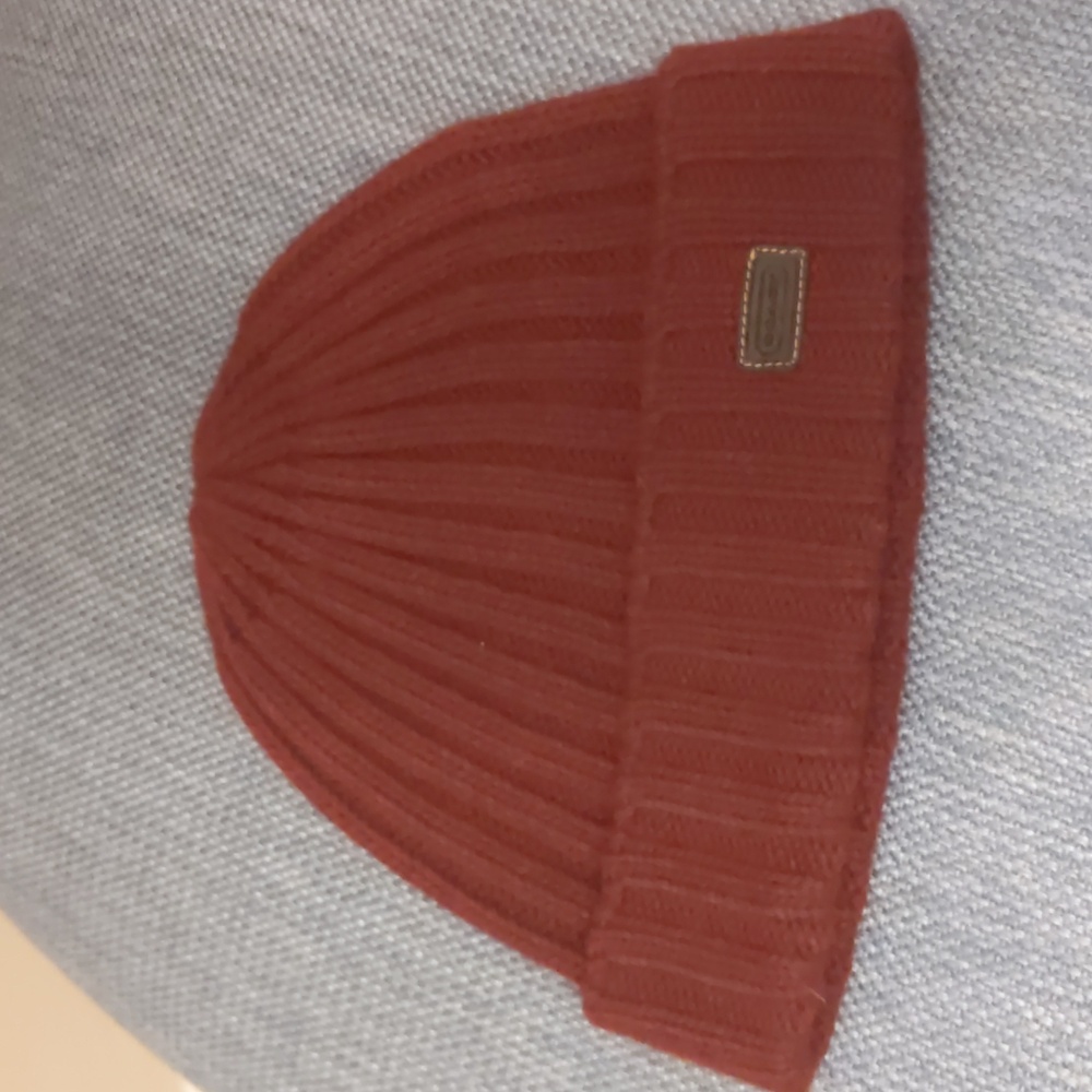 Coach wool hat skull cap beanie